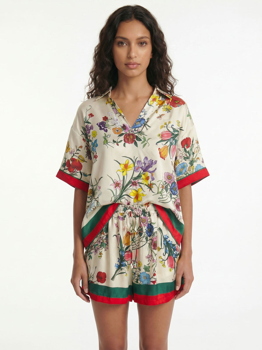 Garden Muse Shorts Set