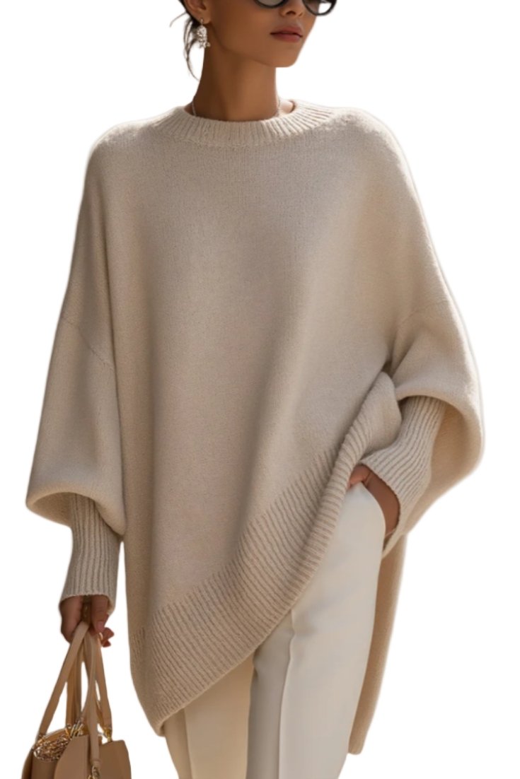 Livia™ | Poncho de Punto Oversize