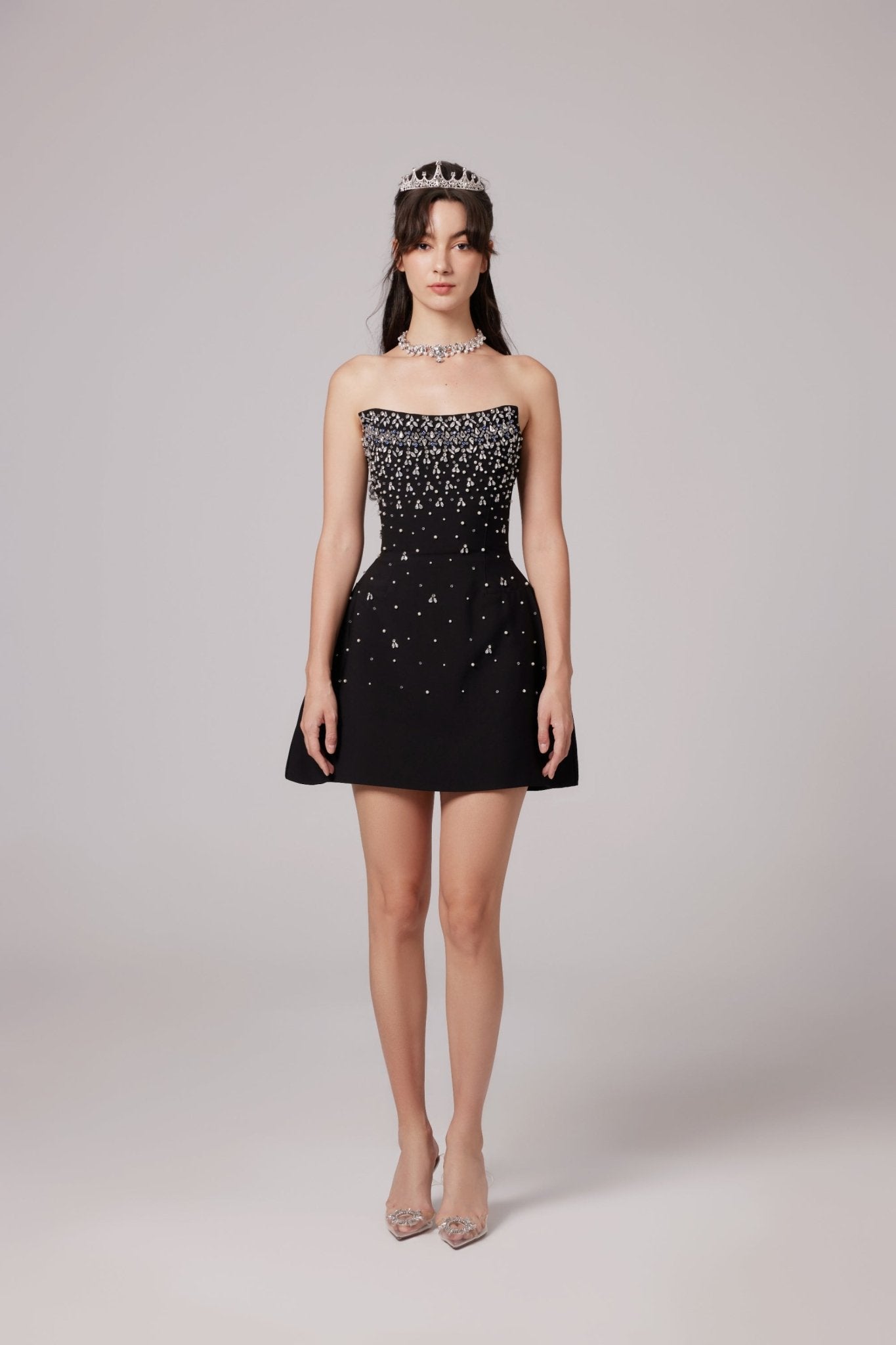 Cassandra Embellished Mini Dress